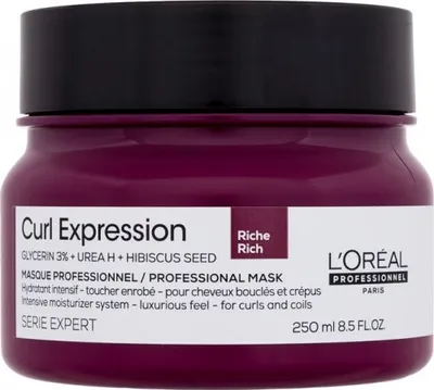 Immagine prodotto di L'Oréal Professionnel, Maschera Idratante Ricca Intensiva, per ogni tipo di riccioli e onde, Curl Expression, 250 ml