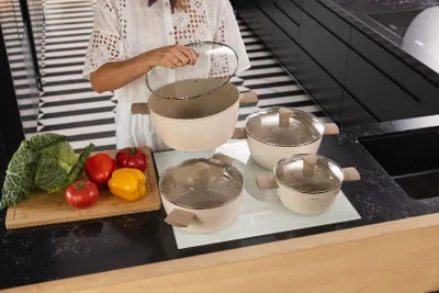 Obrázek produktu pro Florina, hrnec s hliníkovou poklicí, objem 2,1 litru, průměr 20 cm