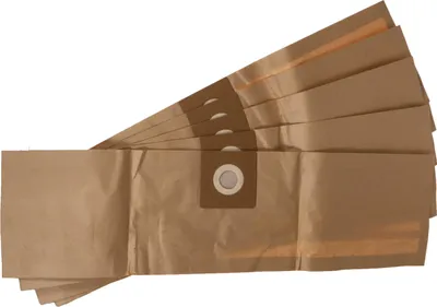 Produktbild von vhbw 5x Staubbeutel kompatibel mit Kärcher NT 501, NT 551 Staubsauger - 36,5cm x 26cm braun