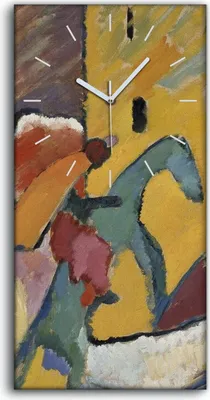 Produktbild von Wandbild Leinwand Bilder Wanduhr Geräuschlos Kunstdruck 30x60 Improvisation 3 - weiße Hände