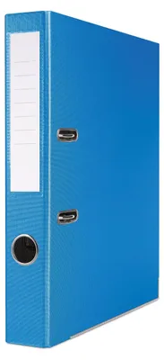Productafbeelding van OFFICER - 24 stuks ringbanden, blauw, DIN A4, 50 mm, met papieren omslag/kunststofbekleding