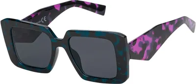 Produktbild von Damen Sonnenbrille Designer UVCE Protection Modern Urlaub Sommer Strand 30478 Blau-Lila