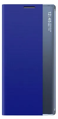 Zdjęcie produktu dla Etui New Sleep View Case Z Klapką I Podstawką Na Samsung Galaxy A35 - Niebieskie
