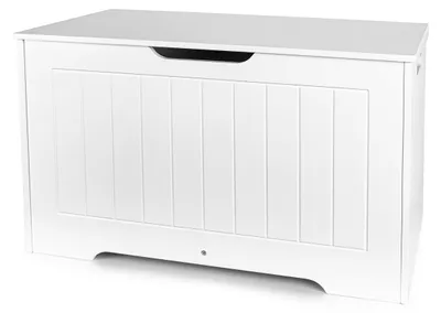 Produktbild von Bayagu Spielzeugtruhe 76x40x48cm aus Holz mit Deckel und Sitzbank