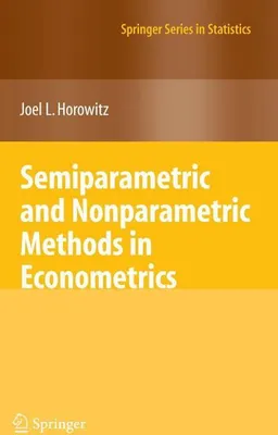 Immagine prodotto di Semiparametric and Nonparametric Methods in Econometrics
