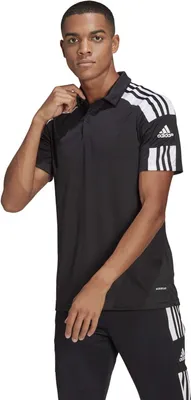 Image de Adidas Squadra 21 Polo Hommes - Noir / Blanc  | Taille: M