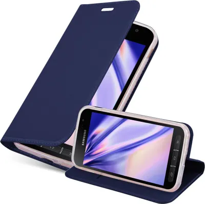 Obrázok produktu pre Cadorabo puzdro na mobilný telefón pre Samsung Galaxy XCover 4 / XCover 4s Protective Case in Blue Cover Case Booklet