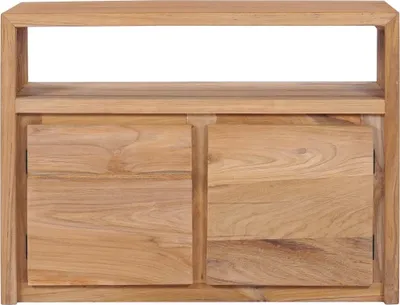 Produktbild von Möbel Sideboard - praktischem Design - Wohnzimmerschrank - Kommde für Flur - 80x30x60 cm Massivholz Teak Top8164311