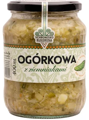 Image de Soupe aux concombres et aux pommes de terre, 400 ml - Schronisko Bukowina