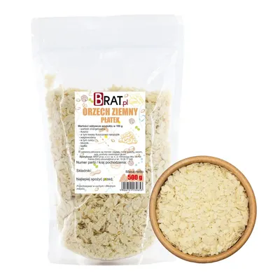 Zdjęcie produktu dla Orzech ziemny płatek 500g Brat.pl