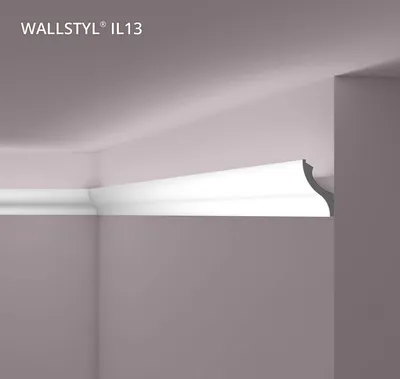Immagine prodotto di Modanatura per soffitto NMC IL13 WALLSTYL Noel Marquet Modanatura decorativa Illuminazione indiretta stile classico colore grigio 2 m