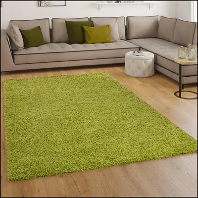 Immagine prodotto di Tappeto Shaggy a pelo lungo Sky tinta unita verde Dimensioni 70x250 cm