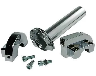 Immagine prodotto di Manopola dell'acceleratore cromata Naraku - universale per scooter, ciclomotori, quad, ecc.