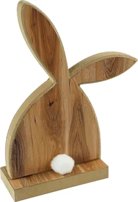 Produktbild von Holz Deko Osterhase in MDF 17cm