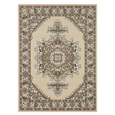 Zdjęcie produktu dla Klasyczny, tradycyjny beżowo kremowy dywan do salonu 180x260cm