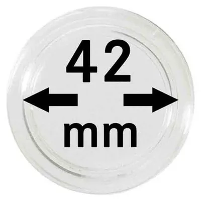 Produktbild von Lindner 2250042P Münzkapseln 42 mm-10er Pack