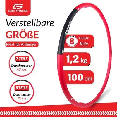 Image de Hula Hoop de fitness Famanu pour perte de poids, design golf - 6 à 8 segments, 12 kg / 15 kg / 21 kg