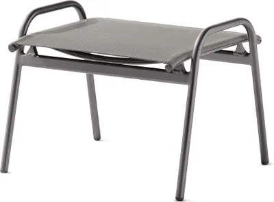 Produktbild von Hocker >Sirio< in hellgrau, Kunstfasergewebe - 59x44x50cm (BxHxT)