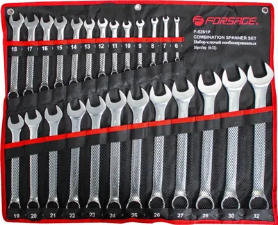 Obrázek produktu pro Sada očkoplochých klíčů 6-32 mm 25 ks