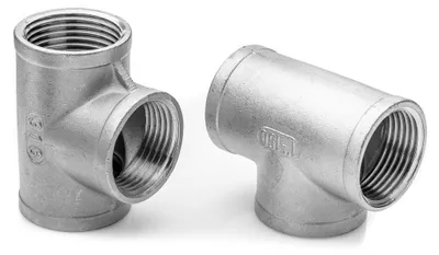 Produktbild von POLBERIS T-Stück aus Edelstahl 2" NPT 304