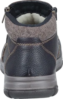 Image de Rieker Herren Stiefelette Extra Wide H Leder Warmfutter und Tex Membran 03660, Taille:44 EU, Couleur:Marron