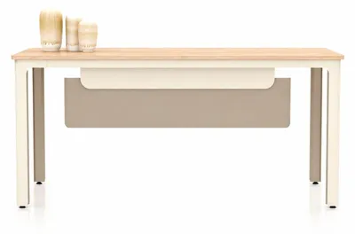 Produktbild von Designer Schreibtisch modern Holz Metall Büro Arbeitsplatz stabil