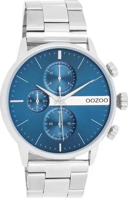 Produktbild von Oozoo Armbanduhr silber Edelstahl Timepieces Herren Analog UOC11410