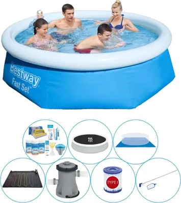 Zdjęcie produktu dla Zestaw basenowy - Bestway Fast Set 244x66 cm okrągły