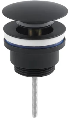 Productafbeelding van CERANO - Wastafelmengkraan - 5/4" click-clack - universeel - mat zwart