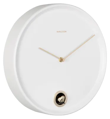 Produktbild von WANDUHR Esencia Cuckoo - Weiß - 30/30/ cm