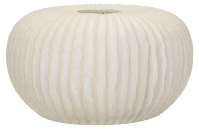 Produktbild von Mauro Ferretti Vase „Stalactite“ Ø 40 x 23 cm, cremefarben