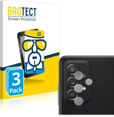 Produktbild von 3x BROTECT Schutzglas für Samsung Galaxy A52 / 5G (nur Kamera) Schutzfolie Panzer Folie Glas Display Schutz klar
