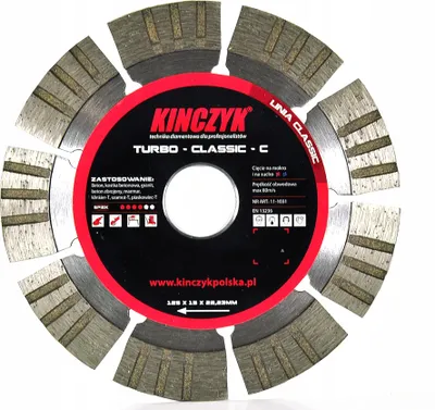 Zdjęcie produktu dla Kinczyk Turbo Classic Diamanttrennscheibe 125mm