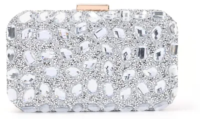 Image de Solidchoice - Pochette élégante ornée de cristaux