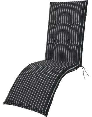 Produktbild von Relaxliegeauflage Doppler Living 170x48x6 cm, anthrazit weiss
