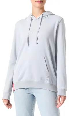 Productafbeelding van Alpha Industries New Basic G Hoodie voor dames, kleur: pastelgrijs