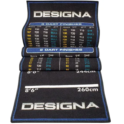 Produktbild von Designa Carpet Mat Finish 290x80 Dartmatte Teppich BlauMAT38