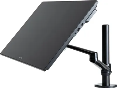 Produktbild von HUION Einzelner Monitorarm ST410, Höhenverstellbare Monitorarmhalterung Ergonomische Neigbare und Drehbare Monitorhalterung bis zu 8 kg, VESA 75mm & 1