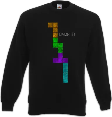 Produktbild von Urban Backwoods Damn It, Sweatshirt, Farbe: Schwarz, Größe: S