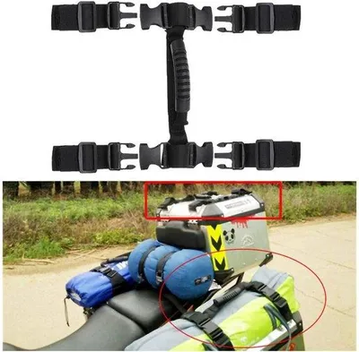 Obrázok produktu pre Bočná taška na motocykel s rukoväťou a upevnením, odolný a praktický cestovný doplnok, priestranný úložný priestor, ideálny doplnok pre dobrodružné výlety na motocykli