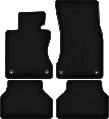 Immagine prodotto di Tappetini in velluto per BMW 5 E61 RZEPY (2003-2010, station wagon, avant) neri, set 4 pz, con fissaggi
