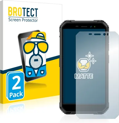 Produktbild von 2x BROTECT Schutzfolie für Ulefone Armor X6 Pro Displayschutz Displayschutzfolie Folie Matt Entspiegelungsfolie