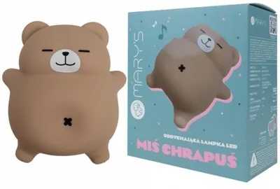 Zdjęcie produktu dla Lampka LED Miś Chrapuś Oddychająca