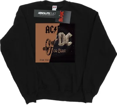 Produktbild von AC/DC - "Rock or Bust / For Those About" Sweatshirt für Herren BI3939 (3XL) (Schwarz)