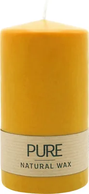 Produktbild von Nachhaltige Stumpenkerze aus Naturwachs für ökologische Dekoration