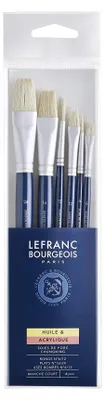 Obrázek produktu pro Štětce Lefranc Bourgeois 810107 s jemnými štětinami pro olejové barvy, vysoká kvalita
