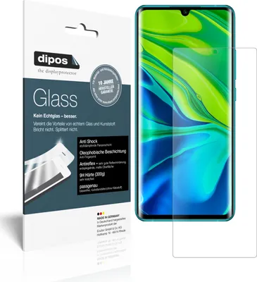 Obrázek produktu pro 1x ochranná fólie pro Xiaomi Mi Note 10 Lite matt - Anti-Shock 9H Film dipos Glass Plastic Glass
