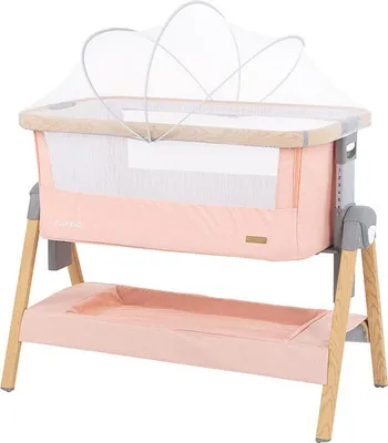 Produktbild von Kikkaboo Nanna Beistellbett Rosa Rosa One Size