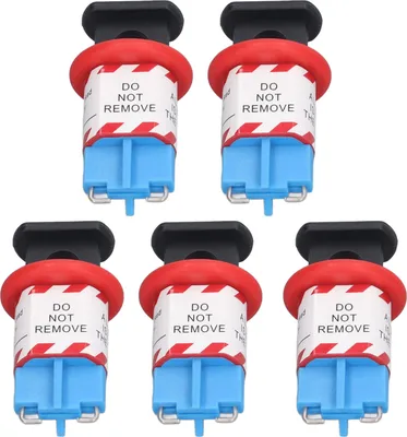 Imagen del producto de 5 unidades de pasadores de bloqueo para interruptores automáticos, tipo mini, con aislamiento, para áreas de aislamiento eléctrico industrial