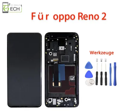 Produktbild von Für Oppo Reno 2 LCD Display mit Rahmen Bildschirm Touchscreen + Werkzeuge